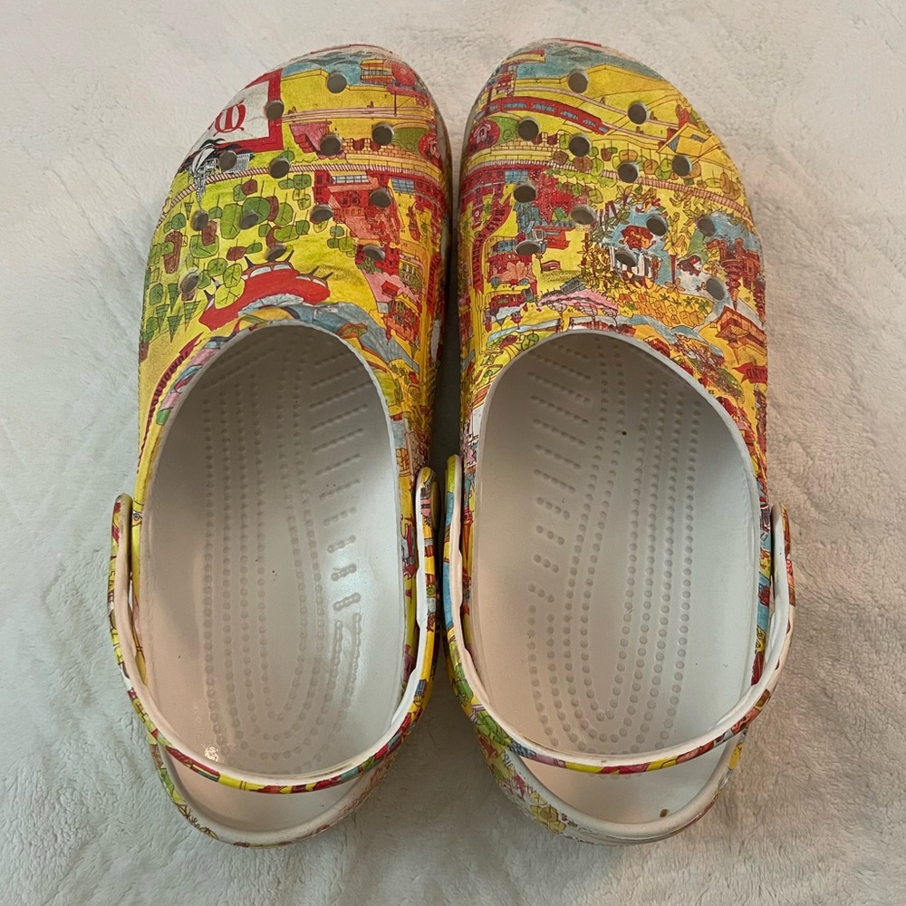 Disney Crocs 50th Anniversary Magic Kingdom Vault Collection Map- M 9 W 11